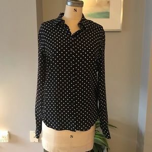 Silk Polka Dot Bouse
